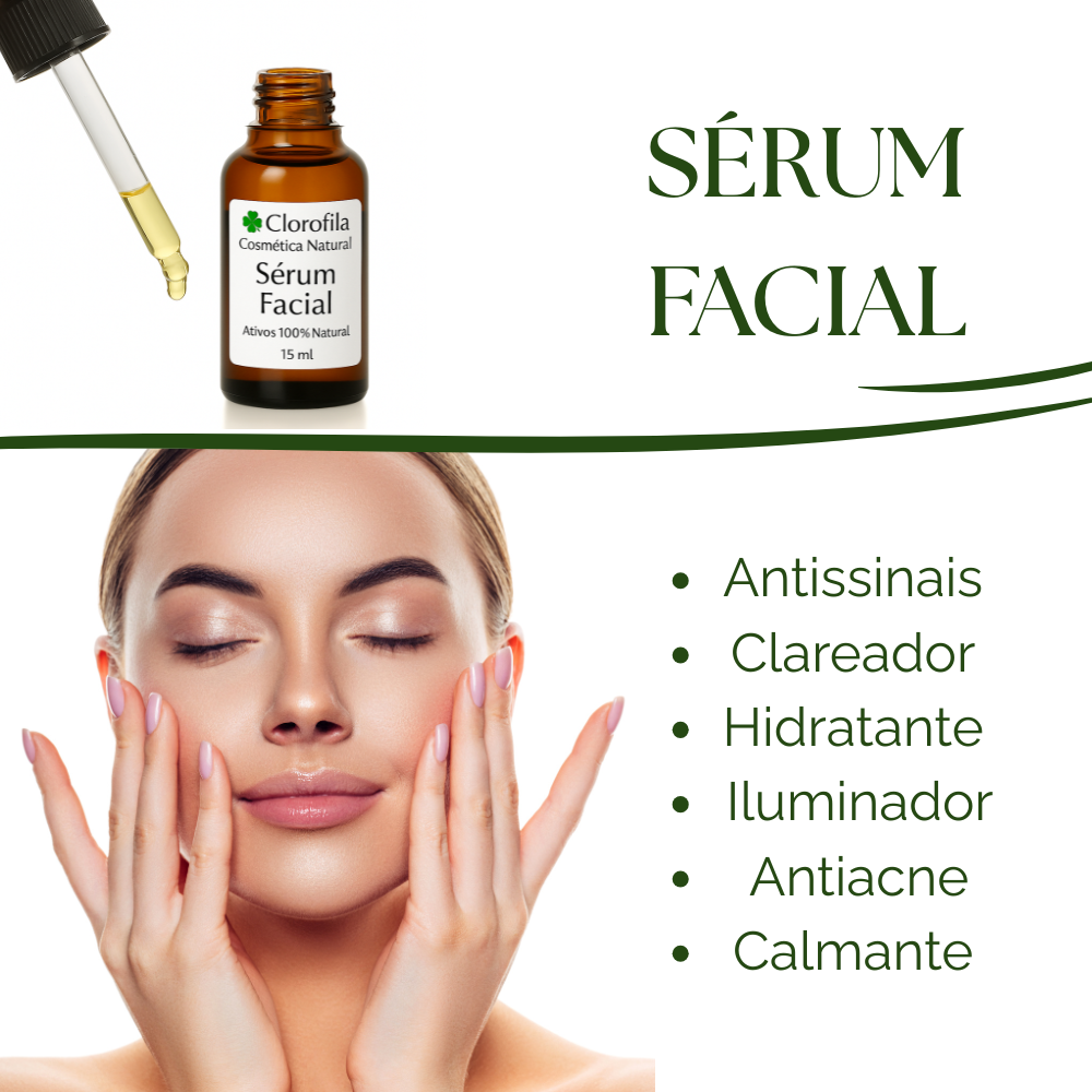 Sérum Facial - 100% Natural
