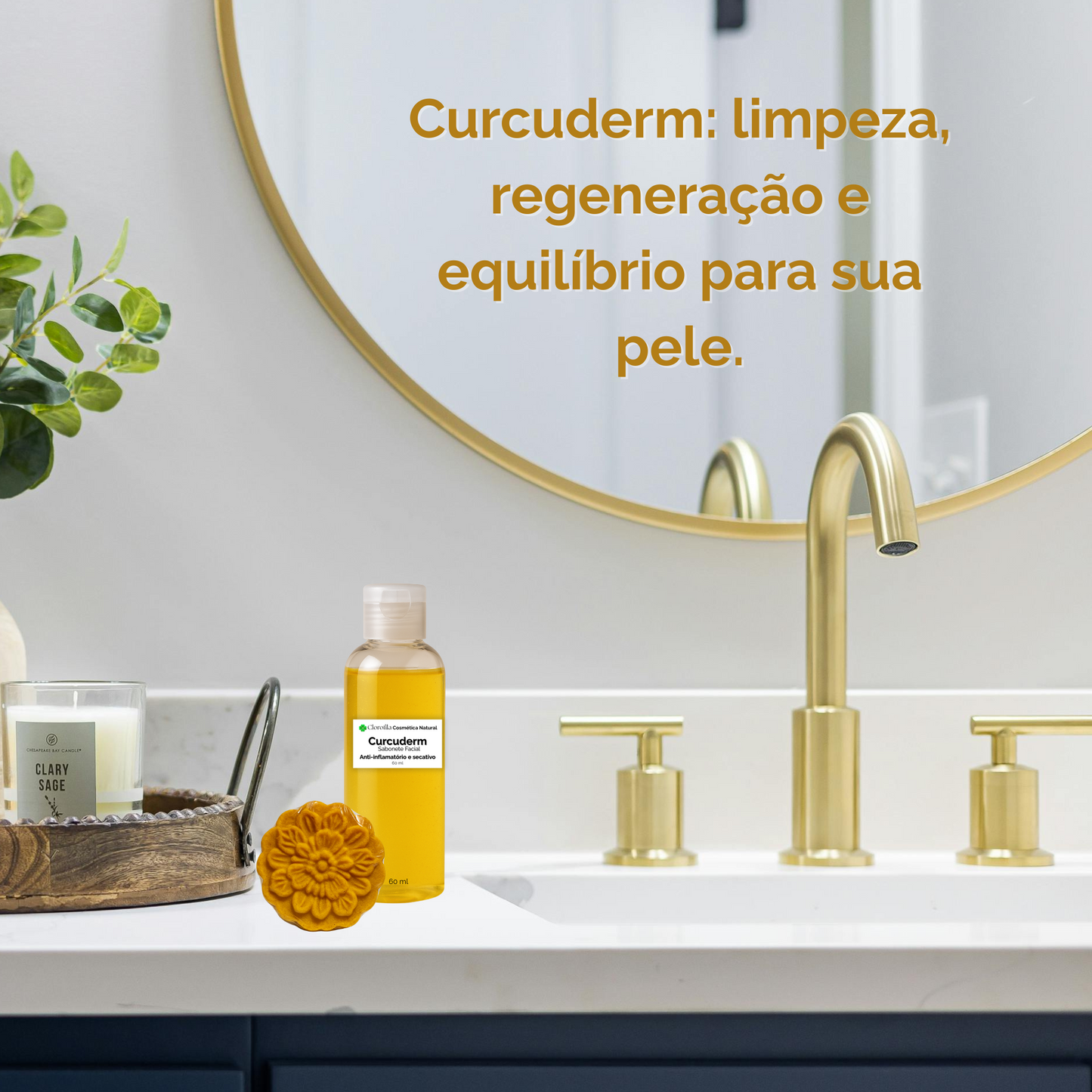 Curcuderm - Sabonete Facial