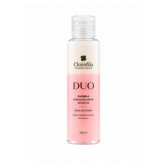 DUO Demaquilhante Bifásico Clorofila – Cosmética Natural